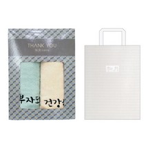 건강+부자 2매 선물세트(쇼핑백), 골고루(랜덤)