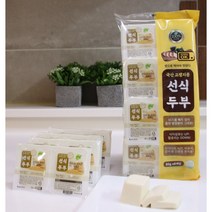내먹 선식두부 (80gx2컵x4개입)1세트(총640g) 국산 고랭지콩 100% NON-GMO 두부, 80g