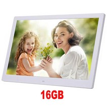 동영상액자 전자액자 디지털액자 LED 백라이트 HD 1024x600 디지털 포토 프레임 전자 앨범 음악 영화 전체 기능 좋은 선물 10 인치 스크린, [03] 영국 플매트 카펫 러그, [06] white with 16gb