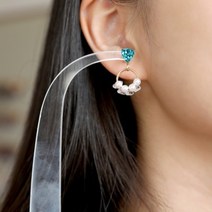 귀걸이 피어싱 시착용 홀더 투명 아크릴 막대 스틱 위생적 쥬얼리 매장 진열대