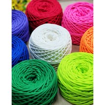 5.0mm 100yard 촘촘 고급 우동실 청키스트링 / 소프트 폴리에스터 우동끈 / 가벼운실 부드러운실 (61칼라), No.2