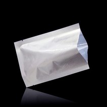 고급형 지퍼식 알루미늄 봉투 17X25cm 100매 은색 택배 은박 포장 비닐 지지 봉지 커피, 메탈, 1개