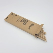 마켓욜리 대나무 빨대 친환경 제품 생분해 일회용품 20개입