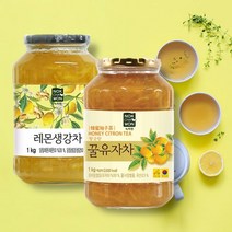 견과공장 프리미엄 생강청 950g + 레몬청 950g, 1세트