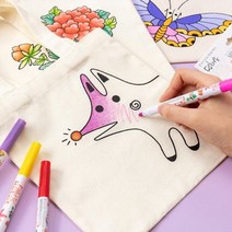 기타 바보사랑[민화샵]민화 미니 에코백 만들기/미니 천가방 만들기/색칠공부, 무지미니에코백