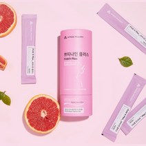 [늘봄] 쁘띠나인 저분자콜라겐 젤리 4500mg 자몽맛 14포 x 2통, 2박스