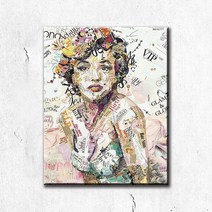 mon079 마릴린먼로 잡지 유명인 배우 캔버스액자, 고급형유광전처리_XXL_37cm x 45cm