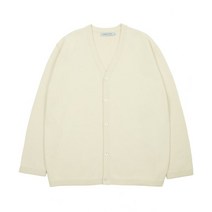 커스텀어클락 프리미엄 미니멀 니트 가디건 크림 PREMIUM 미니MAL KNIT CARDIGAN