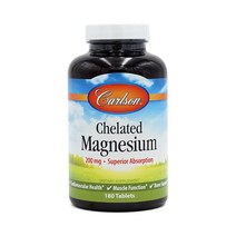 칼슨랩스 carlson labs Chelated Magnesium 180 Count