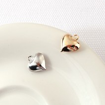 비즈아이 [7355-02]메탈펜던트 CCB하트 12x13mm 1개