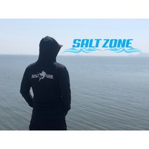 낚시복 후드집업 솔트존 드라이 메쉬 긴팔 아우터 팀복 [Salt Zone] 낚시의류, 화이트 집업, 110(3L), 솔트존(피쉬)