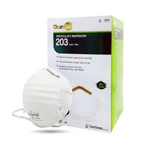 에버그린 크린탑 203 방진마스크 2급 (20EA), 1박스 20개