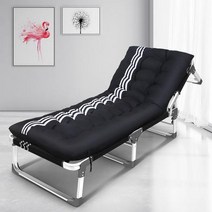 휴대용 보호자침대 간병인 보호자용 간이침대 병원, 40 Flat Tube + 회색 벨벳패드