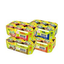 [먹켓단]오뚜기 컵누들 골라담기 4종 24개(로제6+짜장6+매콤한맛6+우동맛6), 컵누들 매콤 6입+우동 6입+로제 6입+짜장 6입, 24개