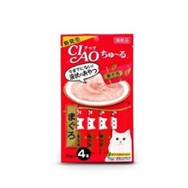 이나바 고양이 챠오츄르 간식, 참치, 56g, 4팩