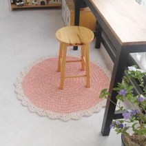 아트박스/러브컨츄리 레이스 원형 러그 만들기 DIY키트, 그린믹스