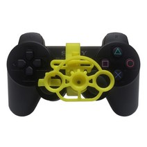 PS3 게임 레이싱 휠 3D 인쇄 미니 자동차 스티어링 휠 운전 게임 핸들 PS4 PS3 컨트롤러용 추가, [01] CHINA, [05] For PS4