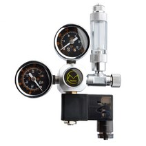 이산화탄소 발생기 수조 CO2 diy 수족관 레귤레이터 자기 솔레노이드 키트 체크 밸브 물고기 탱크 액세서리 제어 시스템 원자로 발전기 세트, 솔레노이드 큰 2 미터, g5-8 eu 플러그 220v