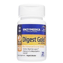 Enzymedica Digest Gold ATPro 효소 포뮬러 아밀라제 프로테아제 리파아제 락타아제 포함 14가지 21캡슐 FFP 1병, 21카운트 1병, 스탠다드 패킹