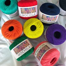 [10+1]모칠라 실 50g /가방 클러치 소품 뜨개질코바늘 면 cotton mochila yarn, 4