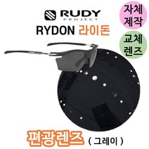 자체제작 루디 프로젝트 라이돈 편광 그레이 리필 교체 렌즈 야구 골프 라이딩 스포츠 고글, (편광미러렌즈) 실버