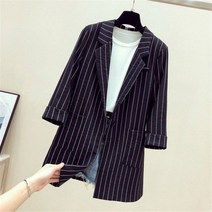 쇼핑하자 여성 7부 린넨 면 자켓Y9 615480060926_HK2Y