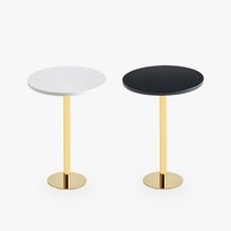 DHS 골드 바테이블 600 원형 (2 color), 화이트