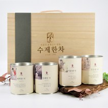 자연애 전통차 선물세트, 1세트, 수제한차4종세트(행상기든/40티백)