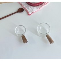 우드핸드 에스프레소 샷잔 홈카페 아포카토, 100ml, 포장 O