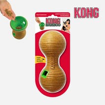 콩 KONG 밤부 덤벨 노즈워크 먹이 놀이 분리불안 소형견 대형견 볼 장난감 콩토이, 단일품목