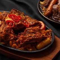 마약 간장 매운 돼지 양념 갈비찜 밀키트 레시피, 간장맛 갈비찜