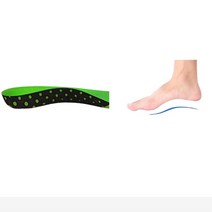 자세교정 허리통증 평발 기능성 깔창 인솔 쿠션 남성