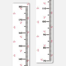 루키마켓 북유럽 디자인 유아 아이 어린이 키재기자, 2.체리