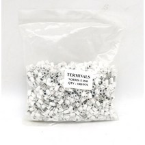 구리 연결 조인트 100 개/갑 E7508 튜브 절연 터미널 0.75MM2 케이블 와이어 커넥터 압착 단자, [04] WHITE, 04 WHITE