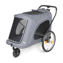 애완동물 자전거 바구니 캐리어 산책 공원 펫 스쿠터, R8 그레이