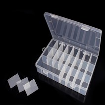 투명 플라스틱 보관함 전기 전자 부품 수납 박스