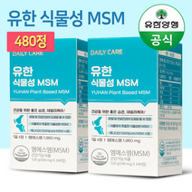 유한양행 유한식물성 MSM 관절 및 연골 240정x2통(총4개월분), 240정, 2개