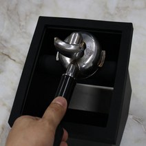 매립형넉박스 커피찌꺼기통 knock box 너크박스-블랙, 매립형 넉박스-블랙