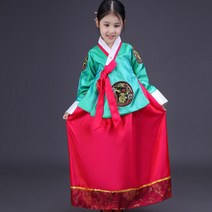아동 봄 가을 한복 드레스 공주 치마 민족 사극 공연복 여아 무대 공연복NVERTONGZ0065
