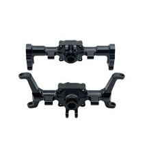 FMS 1/24 Xiaoqi FCX24 원격 제어 자동차 차량용 차량용 예비 부품 금속 수정 CNC 전면 후면 액슬 하우징, 03 Black