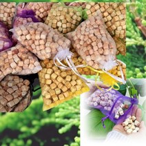 국산 피톤치드 편백나무 방향제 베개속 편백나무 천연 탈취제 옷장 자동차 화장실 1kg, 편백나무1kg - 컬러랜덤 향주머니 10장