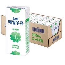 매일유업 저지방 1%, 200ml, 10개