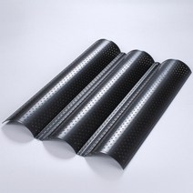 베이킹 트레이 웨이브 바게트 몰드 롱 스틱 무독성 베이킹 요리 패스트리 트레이 오븐 롤링 프렌치 빵 스틱 베이킹 팬 5 그릴팬 케익팬 쉬폰팬, 3 GROOVE BLA M