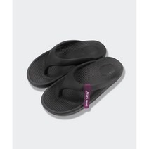 세인트새틴 브린 플립 플랍 쿠션 슬리퍼 블랙