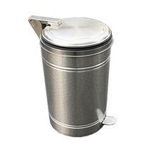 페달휴지통 스텐휴지통, 신형50L(350*690)