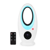 LED 날개없는 리모컨 선풍기 / 유아선풍기 무드램프 선풍기 에어홀 선풍기, 무드등 날개없는 선풍기