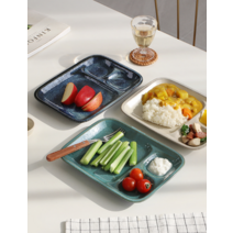 아이토 내추럴 3칸 나눔식판 3color / 브런치 그릇 다이어트, 베이지