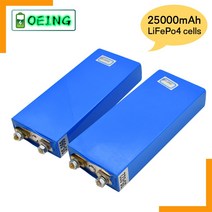 2023 LiFePO4 배터리 셀 25000mAh 리튬 철 인산염 딥 사이클 Diy 12V 24V 36V 48V 태양 에너지 UPS 전원 3.2V 25Ah, [01] 1PCS