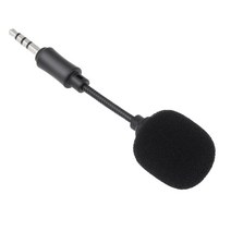 미니 3.5mm 마이크 플렉시블 커패시턴스 모노 붐 라우드 스피커용, 01 Black