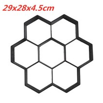 벽돌몰드 디자인 디딤돌 보도블럭 틀 시멘트 DIY 경로 메이커 포장 금형 돌 콘크리트 워크 정원 재사용 가능한 파티오, E